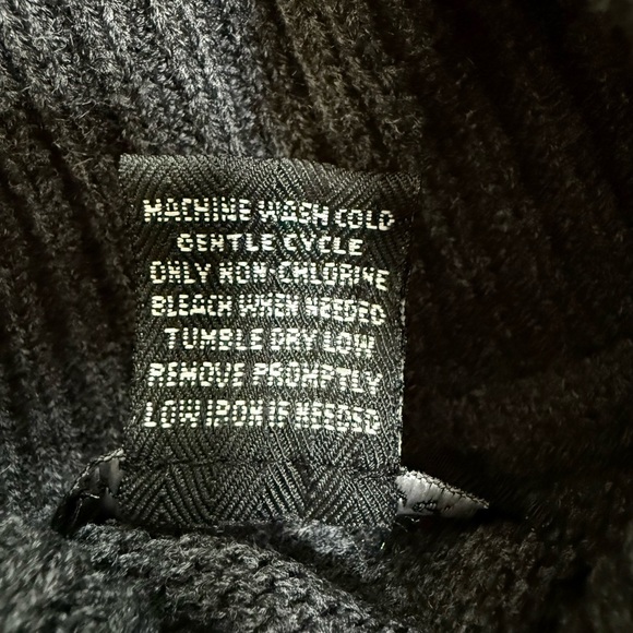 Sweater Project Gray and Pink Casual Turtleneck Dress - Picture 3 of 6